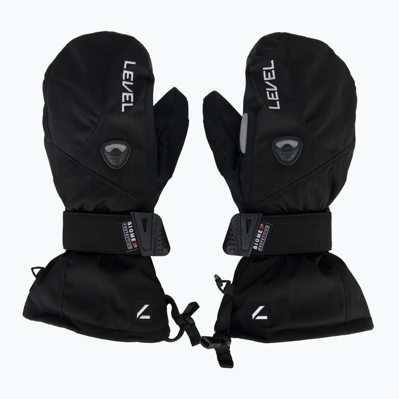 Guanti da snowboard da uomo Level Fly Mitt nero 2