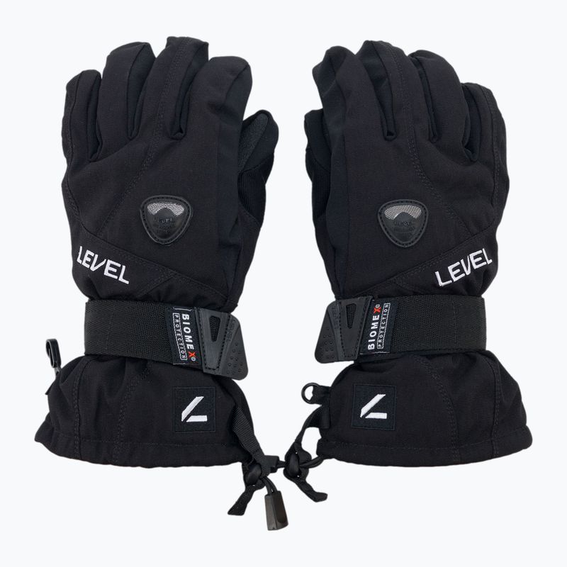 Guanti da snowboard per bambini Level Fly 2022 nero 3