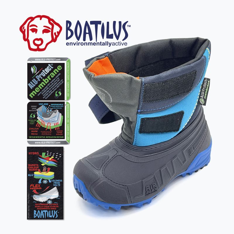 Stivali da neve per bambini Boatilus Hybrid Sport 2 Velcro cobalt 8