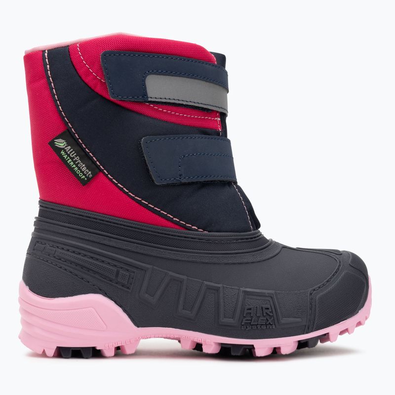 Stivali da neve per bambini Boatilus Hybrid Sport 2 Velcro fuchsia 2