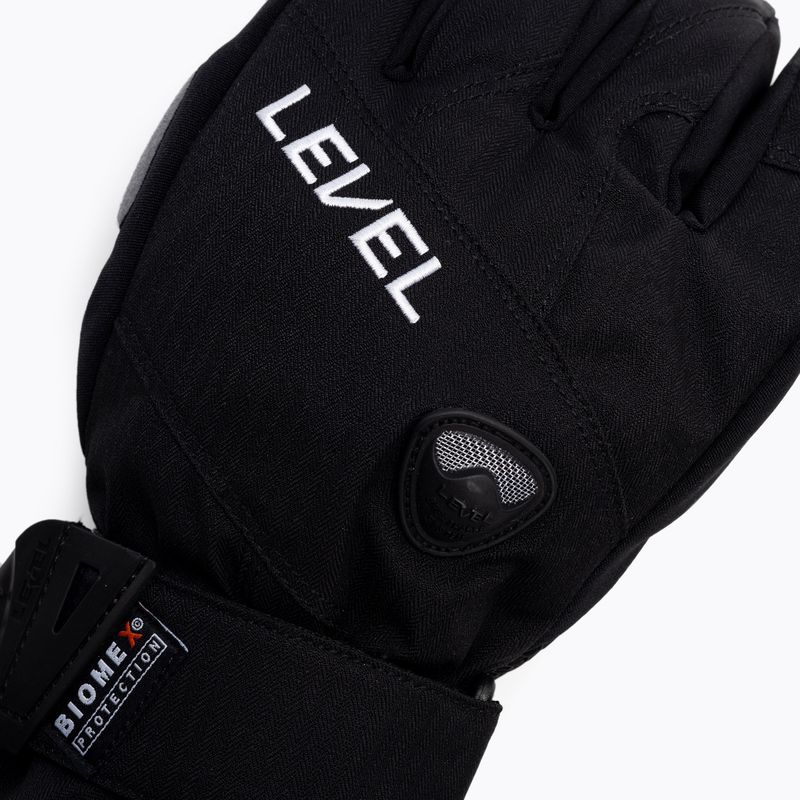 Guanti da snowboard Level Half Pipe Gore-Tex da uomo 2021 nero 5