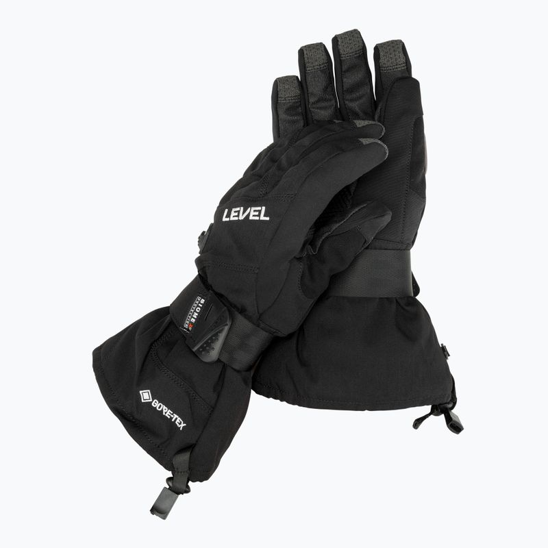 Guanti da snowboard da uomo Level Half Pipe Gore-Tex nero
