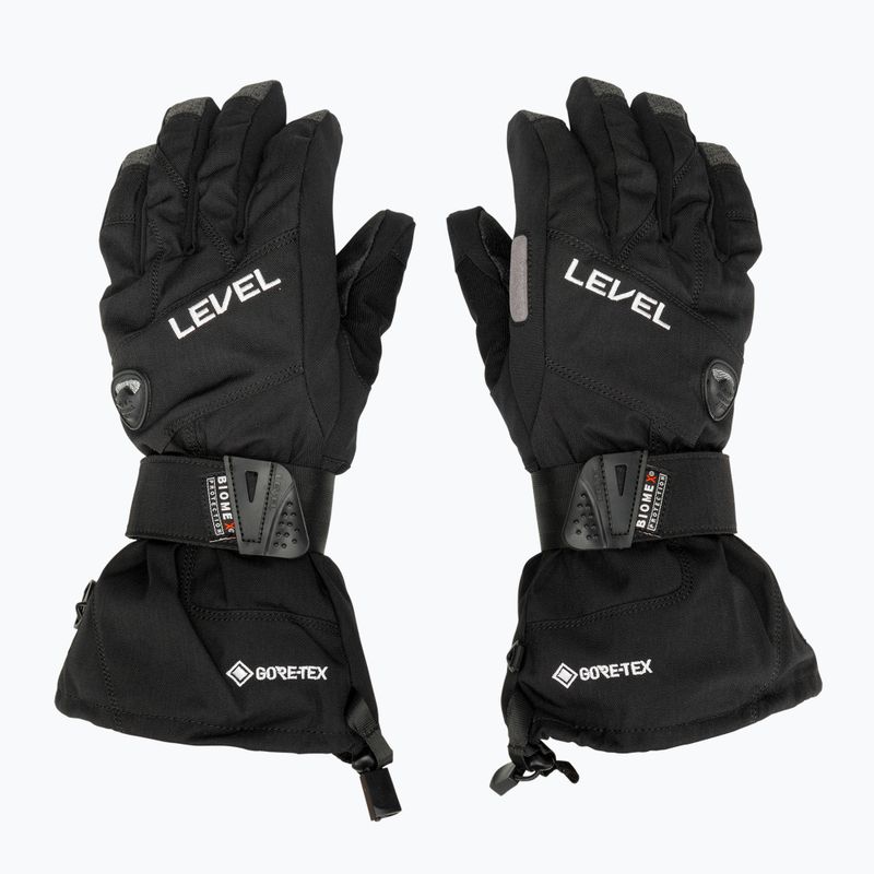 Guanti da snowboard da uomo Level Half Pipe Gore-Tex nero 3
