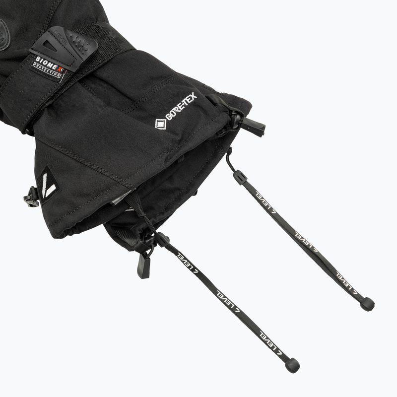 Guanti da snowboard da uomo Level Half Pipe Gore-Tex nero 5
