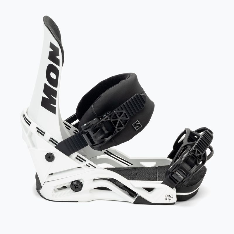 Attacchi da snowboard da uomo Salomon District 2021 bianco 2