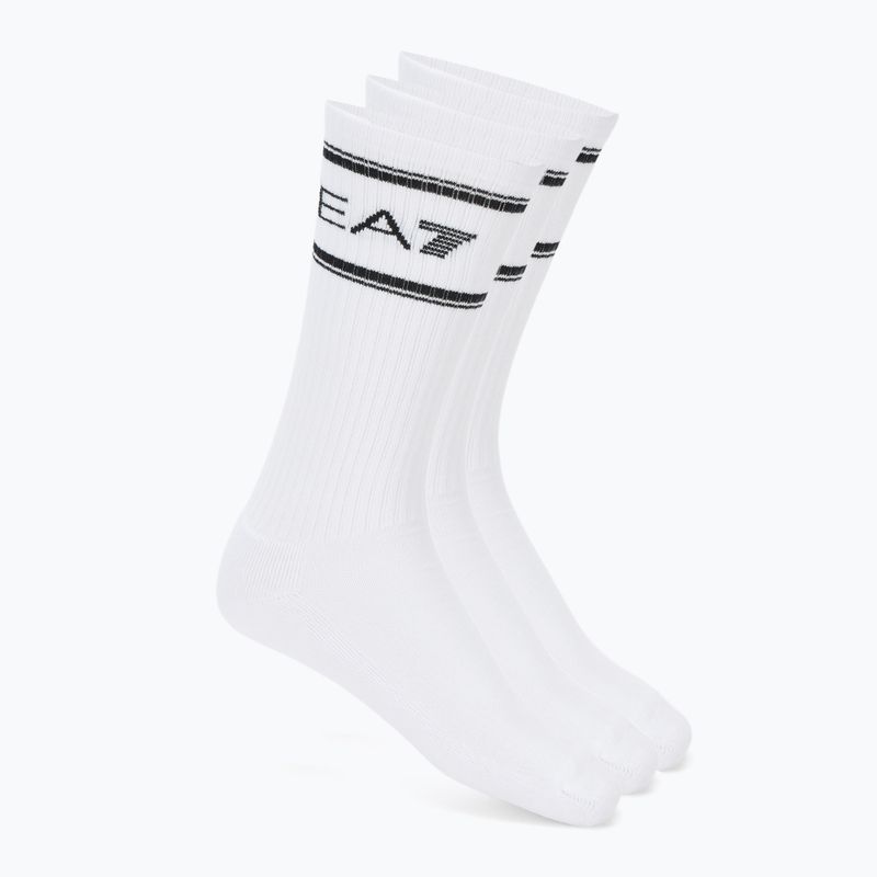 EA7 Emporio Armani Treno Calzini Spugna 3 paia bianco/bianco/bianco