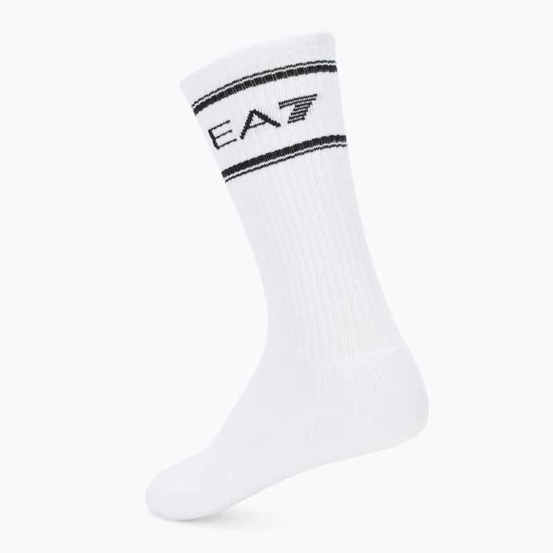 EA7 Emporio Armani Treno Calzini Spugna 3 paia bianco/bianco/bianco 2