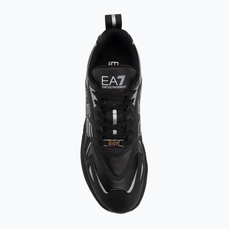 EA7 Emporio Armani Ace Runner Special scarpe triple nero / argento 5