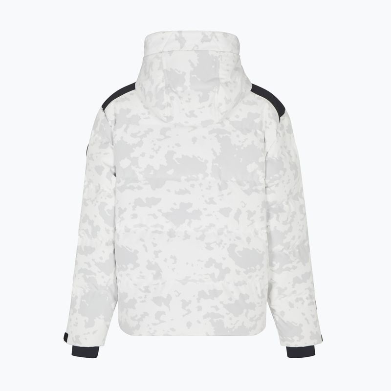 EA7 Emporio Armani giacca da sci uomo Ski Cortina Down fantasia bianco 2