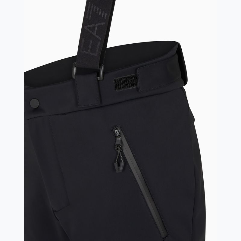 Pantaloni uomo EA7 Emporio Armani Ski Kitzbuhel Softshell nero 3