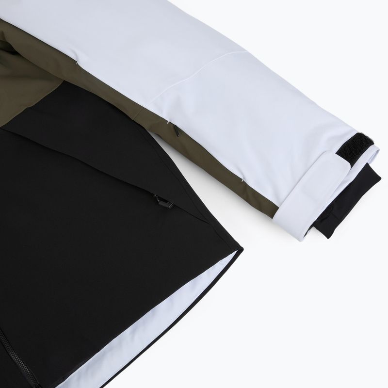 Uomo EA7 Emporio Armani Giacca da sci Kitzbuhel Protectum7 Colorblock bianco / nero / foglia d'uva 4