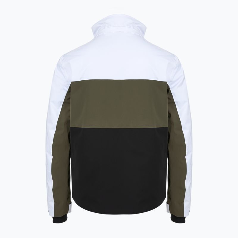 Uomo EA7 Emporio Armani Giacca da sci Kitzbuhel Protectum7 Colorblock bianco / nero / foglia d'uva 7