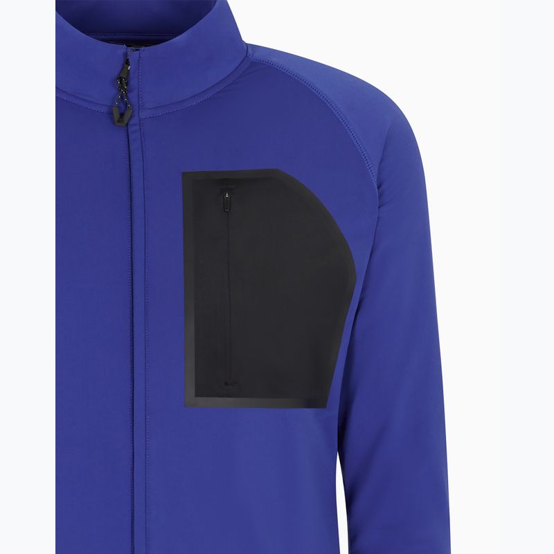 Felpa uomo EA7 Emporio Armani Ski Cortina Powerstretch Fz clematis blu 3