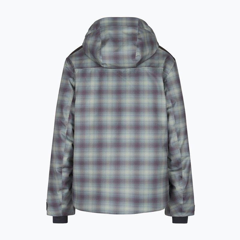 Giacca uomo EA7 Emporio Armani Ski St. Moritz Fashion fantasia verde a quadri 2