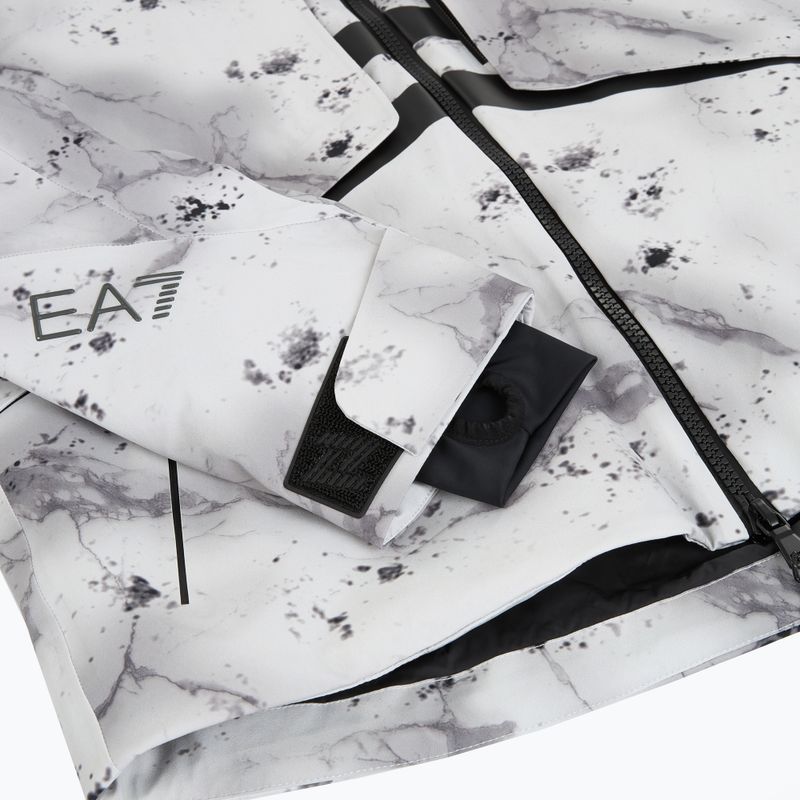 Giacca ghiaccio da uomo EA7 Emporio Armani Ski Cortina Protectum7 Graphic fantasia 3