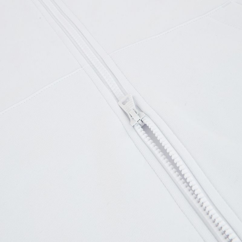 Emporio Armani Uomo EA7 Train Logo Series Extended Logo Hoodie Fz bianco / nero 6