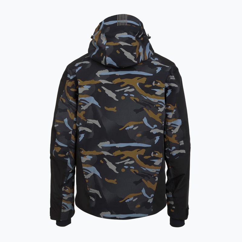 Giacca uomo EA7 Emporio Armani Ski Kitzbuhel Protectum7 Graphic marrone camou 2