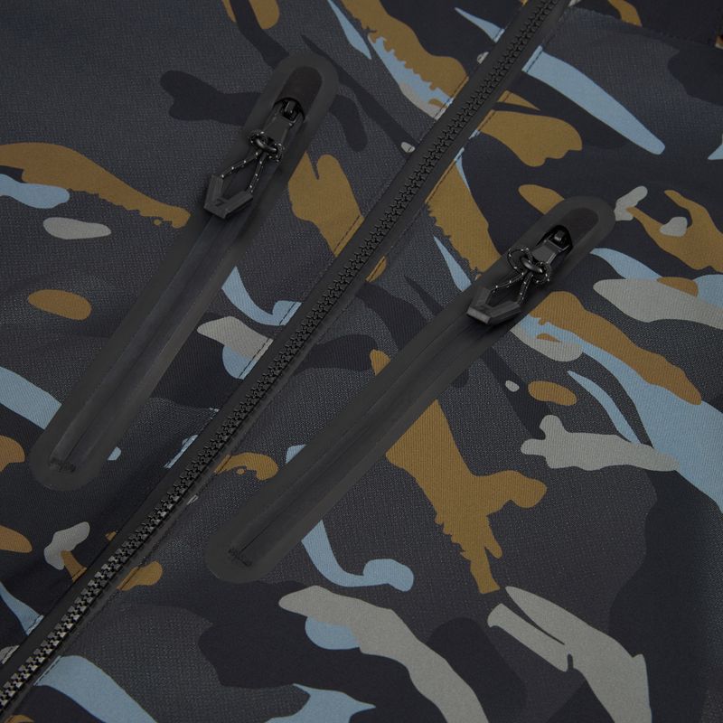 Giacca uomo EA7 Emporio Armani Ski Kitzbuhel Protectum7 Graphic marrone camou 3