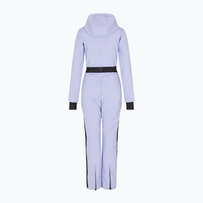 Tuta da sci donna EA7 Emporio Armani Ski Kitzbuhel Softshell dolce lavanda 2