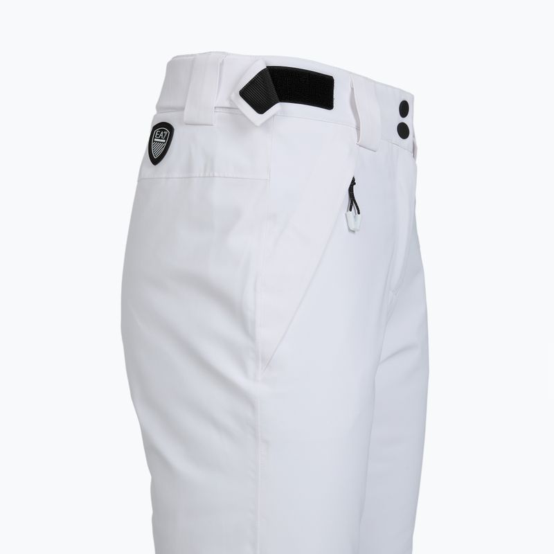Pantaloni da sci donna EA7 Emporio Armani Ski Cortina Toray bianco 3