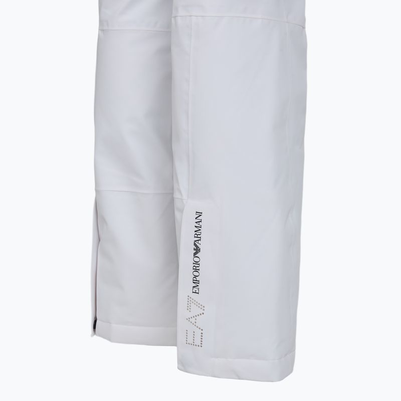 Pantaloni da sci donna EA7 Emporio Armani Ski Cortina Toray bianco 5
