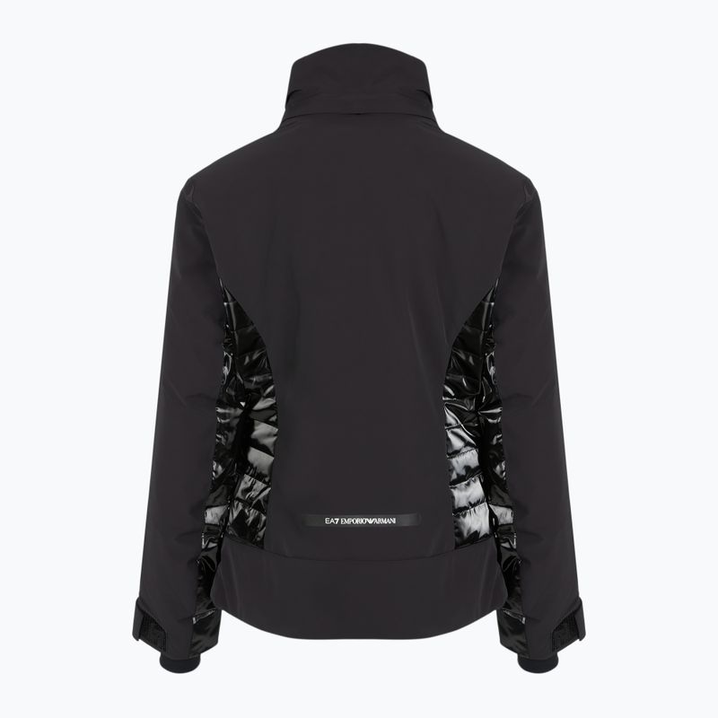 Giacca da sci donna EA7 Emporio Armani Ski Cortina Toray Fashion nero 8
