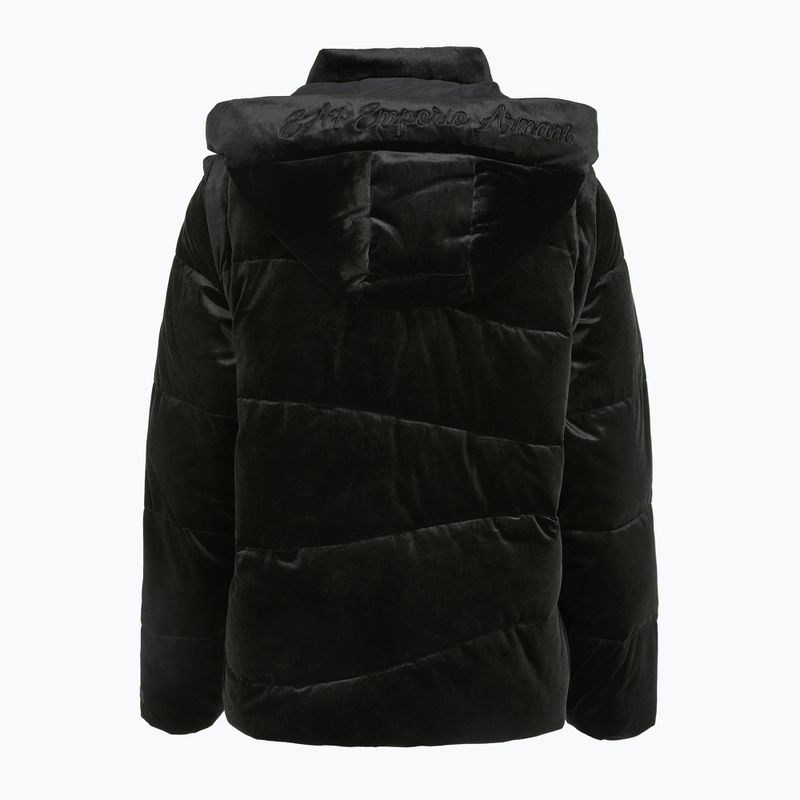 Giacca donna EA7 Train Athletic Velour Extra Padded nero 2