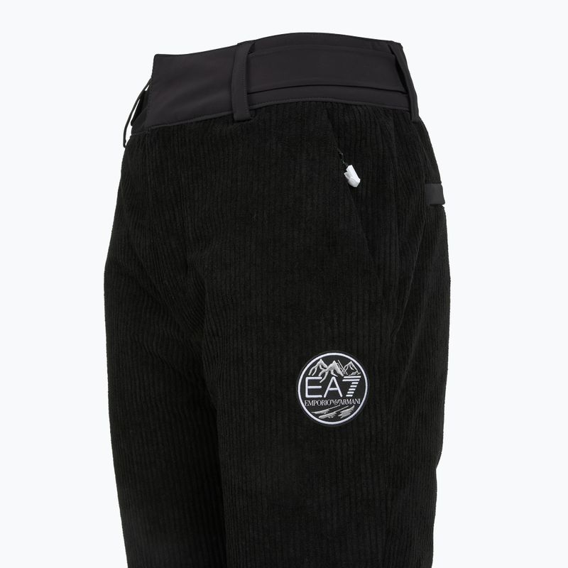 Pantaloni da sci donna EA7 Emporio Armani Ski St. Moritz Fashion nero 3