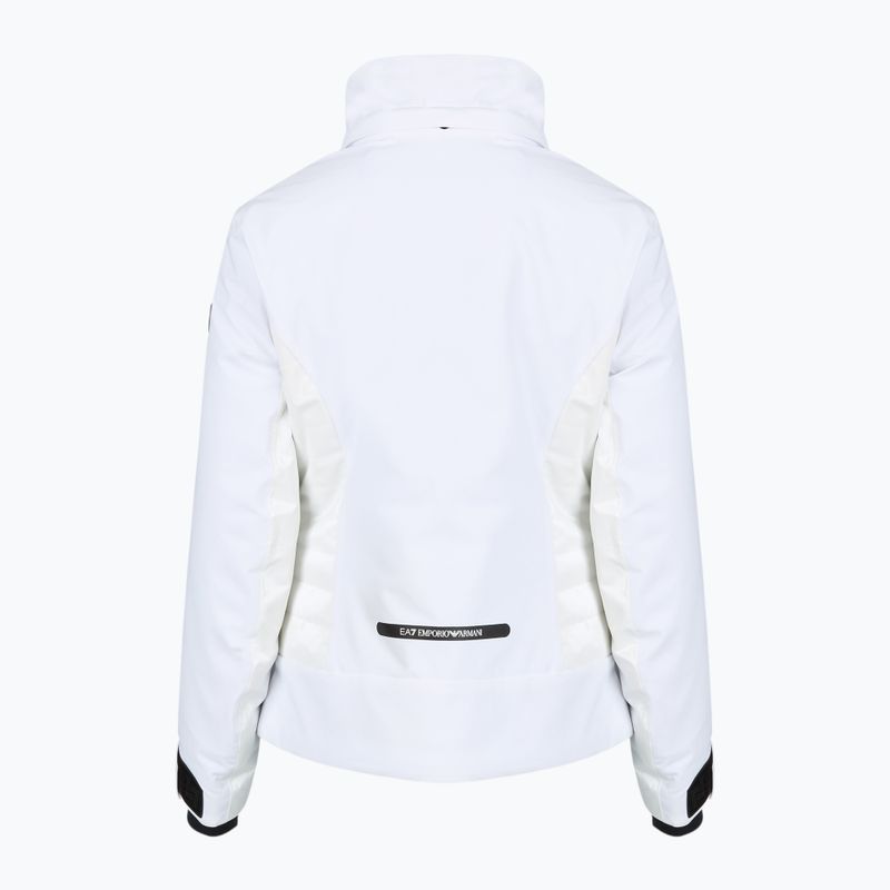 Giacca da sci donna EA7 Emporio Armani Ski Cortina Toray Fashion white 8