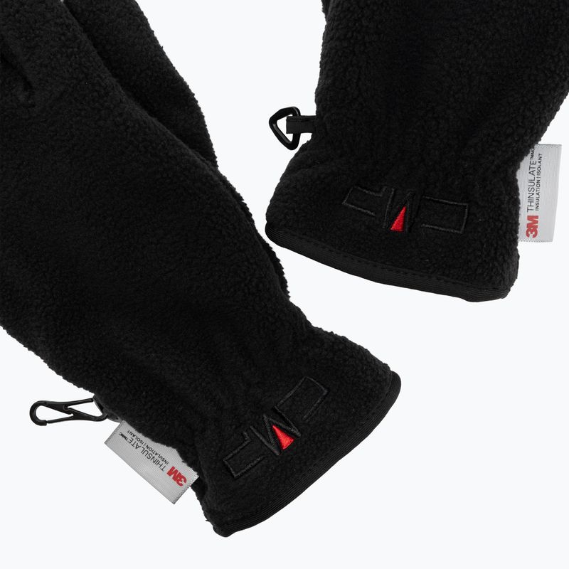 Guanti uomo CMP 621105 Fleece black 5