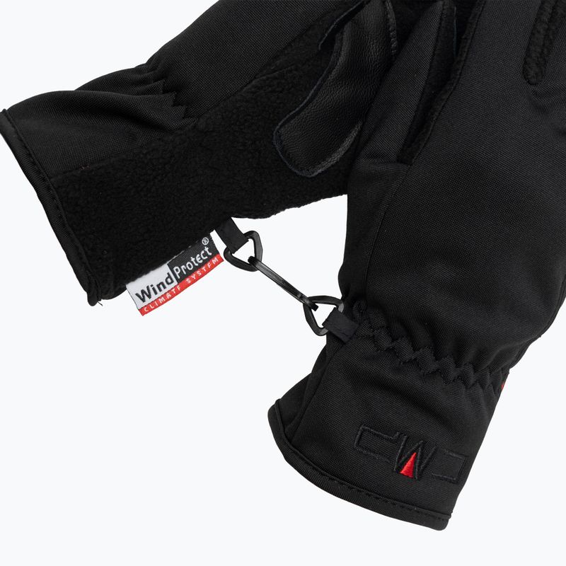 Guanti uomo CMP 621107 Softshell black 5