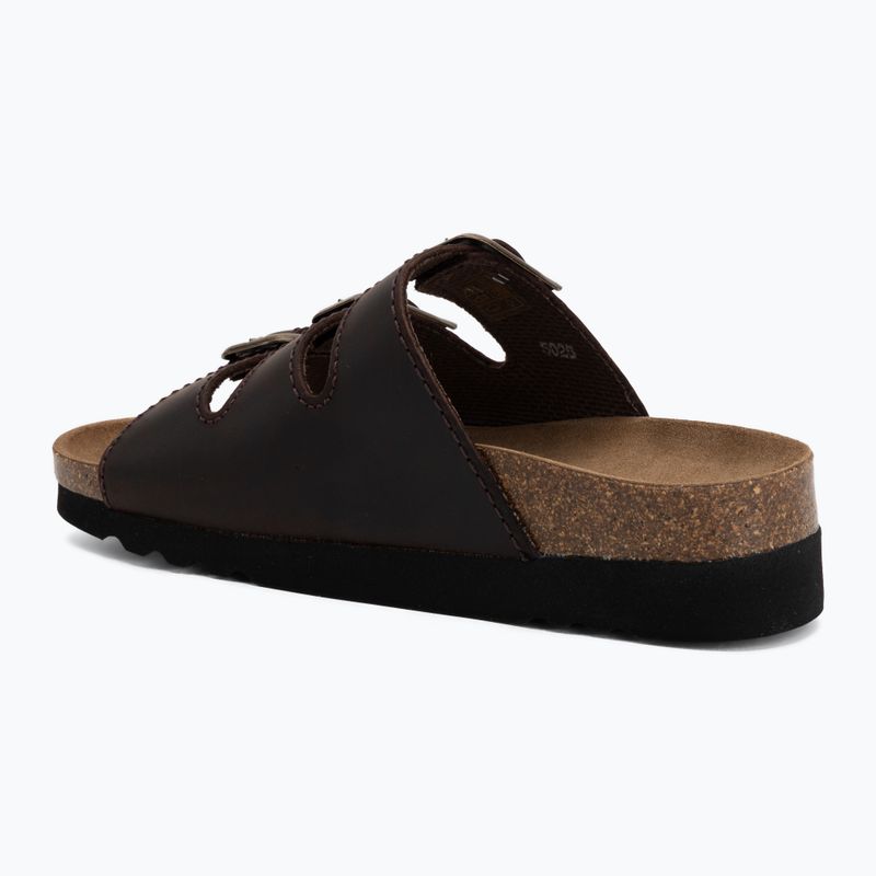 Ciabatte da donna Scholl Rio Wedge Ad Med dark brown 3