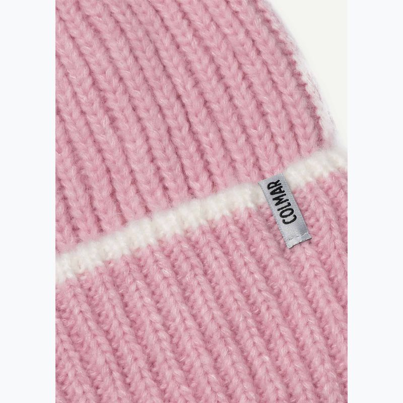 Berretto invernale da donna Colmar Macumba millenial rosa/bianco 3