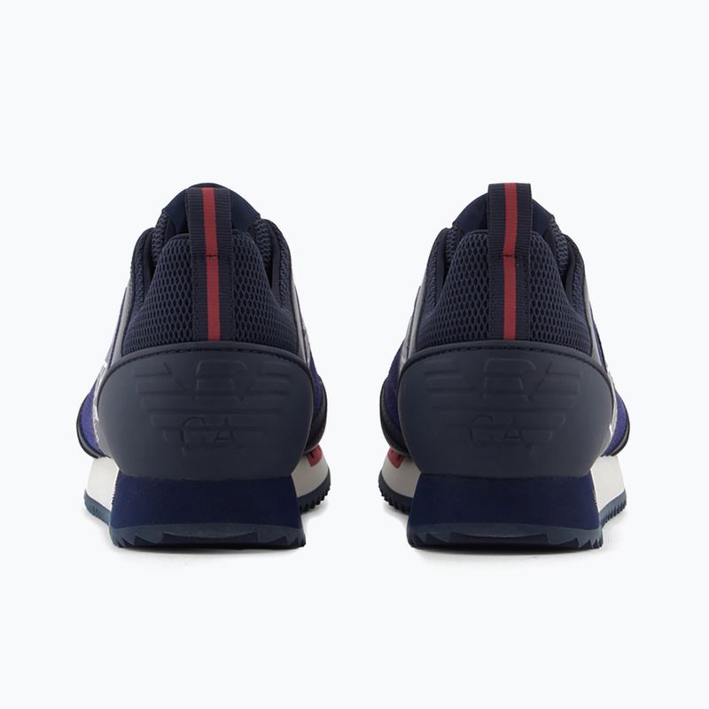 EA7 Emporio Armani Nero & Bianco Scarpe scamosciate sky captain / deep cobal / mineral 3