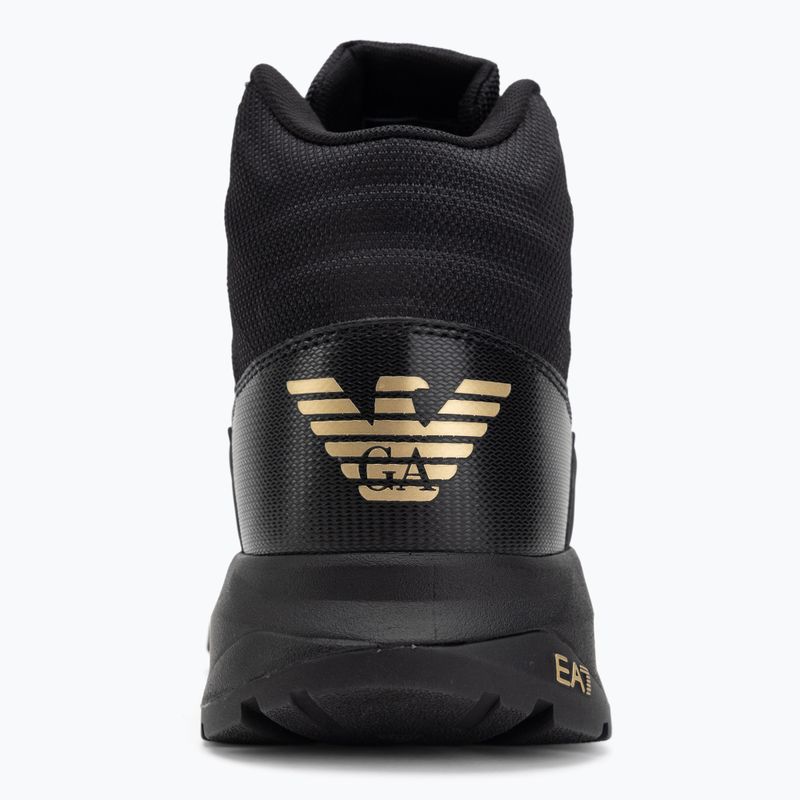 EA7 Emporio Armani Ice Altura, scarpe nere / oro 6
