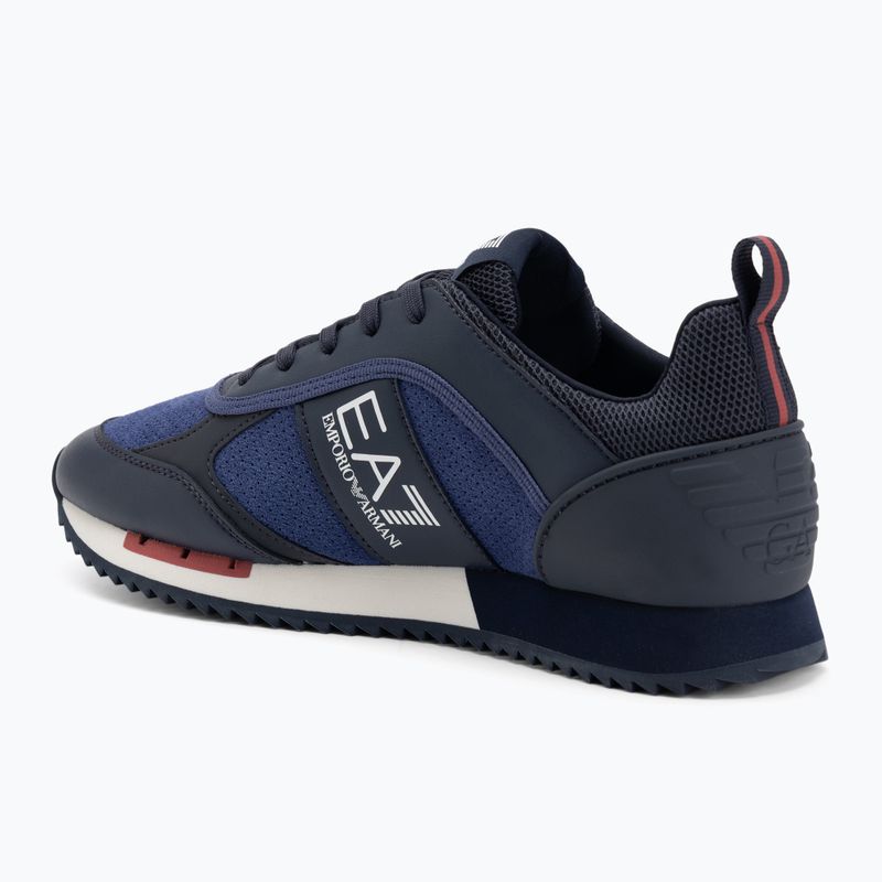 EA7 Emporio Armani Nero & Bianco Scarpe scamosciate sky captain / deep cobal / mineral 3