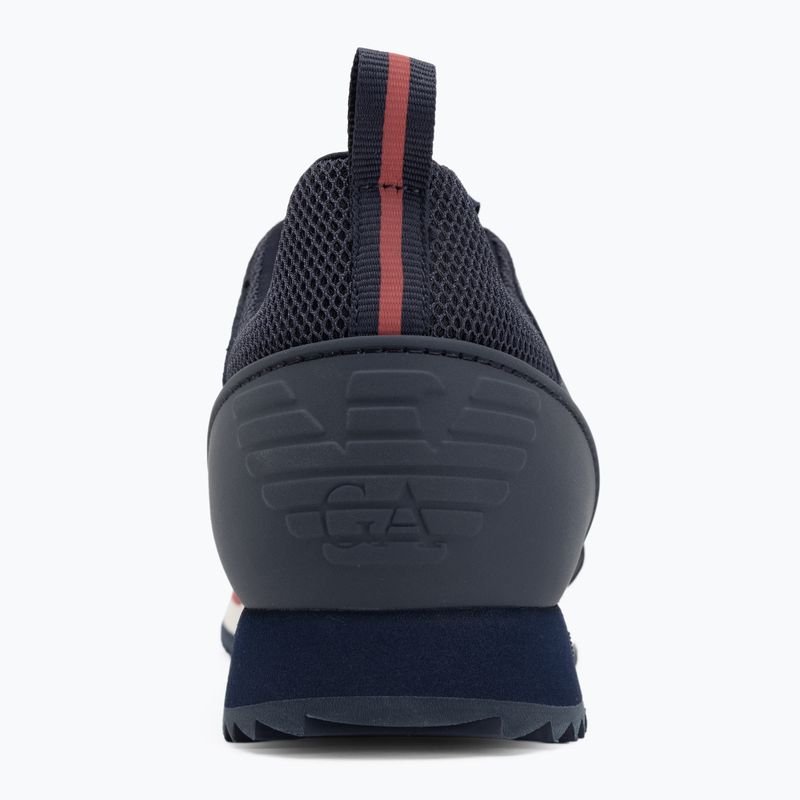 EA7 Emporio Armani Nero & Bianco Scarpe scamosciate sky captain / deep cobal / mineral 6