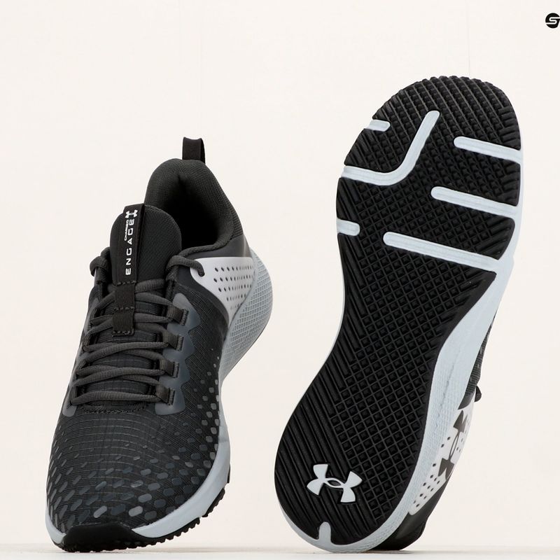 Under Armour Charged Engage 2 scarpe da ginnastica da uomo nero/bianco/nero 11