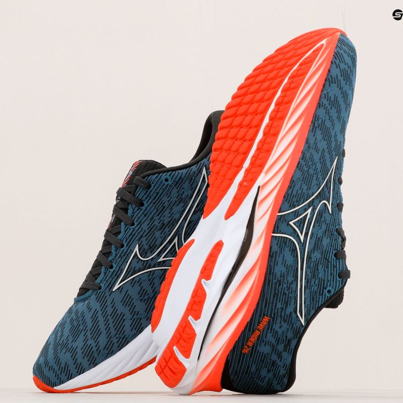 Scarpe da corsa da uomo Mizuno Wave Rider 26 provinciale blu/nimbus cloud/soleil 11