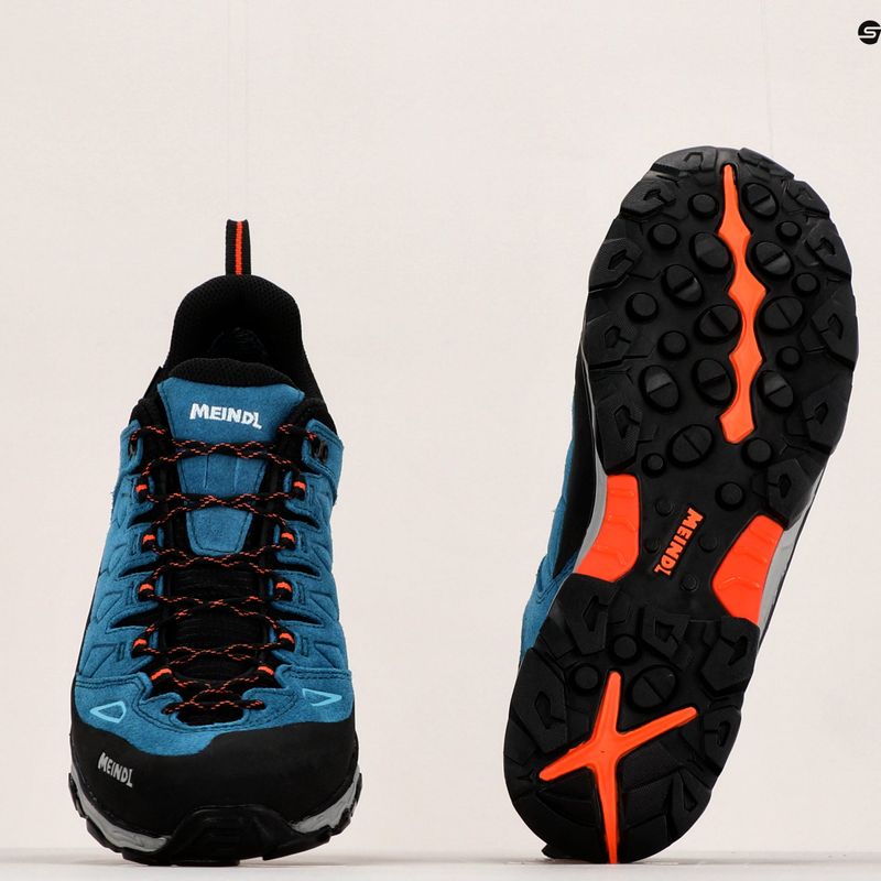 Scarpe da trekking da uomo Meindl Lite Trail GTX blu/arancio 11