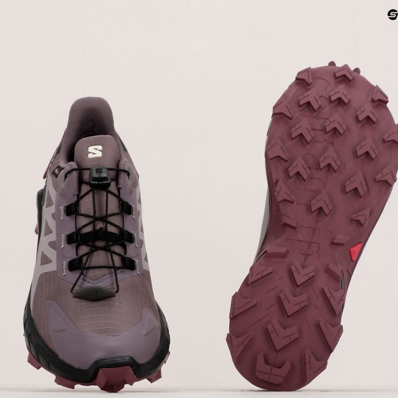 Salomon Supercross 4 GTX scarpe da corsa da donna moonscape/nero 13