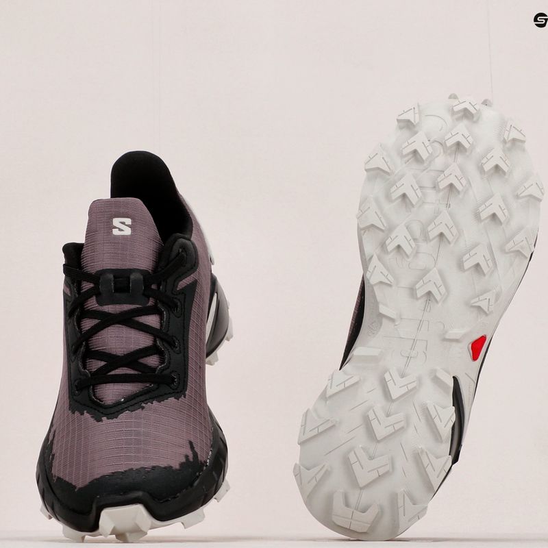 Salomon Alphacross 4 scarpe da corsa donna moonscape/nero/lunar 20
