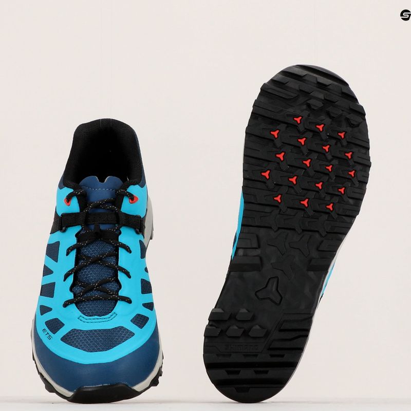 Scarpe da ciclismo con piattaforma da donna Shimano SH-ET500W blu 13