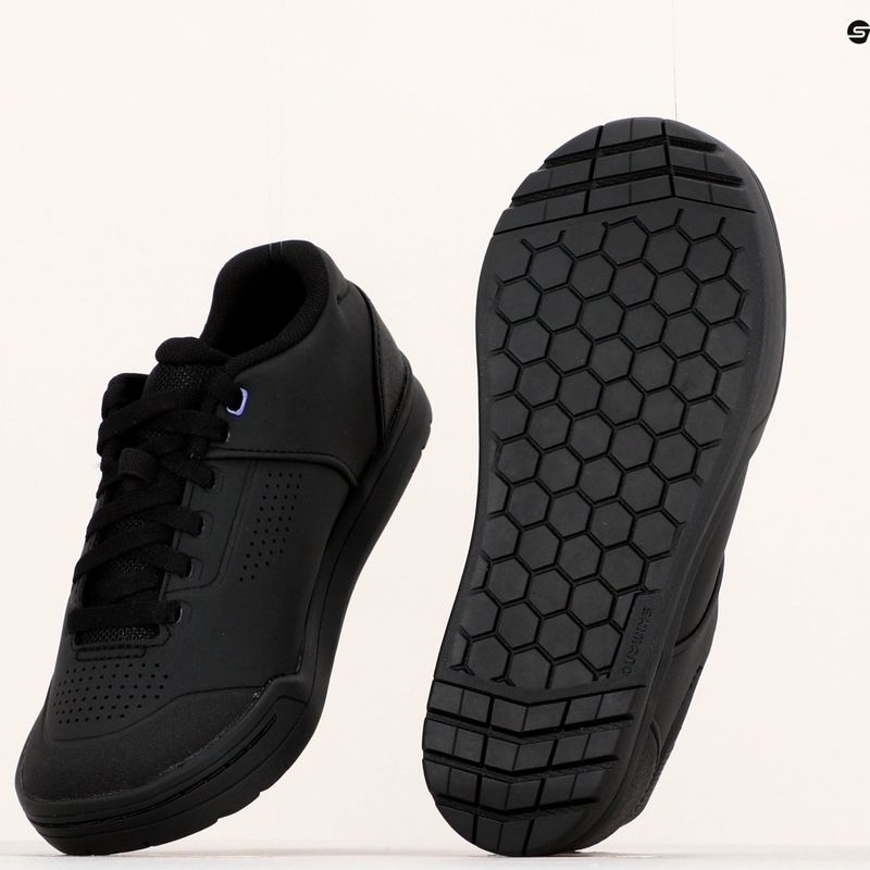 Scarpe da ciclismo con piattaforma da donna Shimano SH-GR501W nero 15