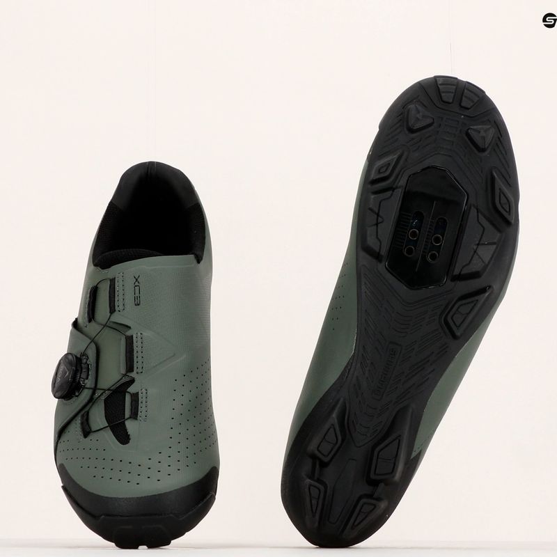 Scarpe da ciclismo MTB da uomo Shimano SH-XC300 oliva 16