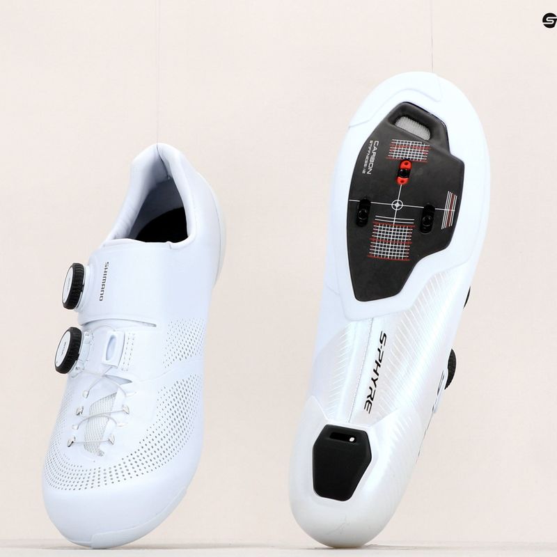 Scarpe da strada Shimano da uomo SH-RC903 bianco 16