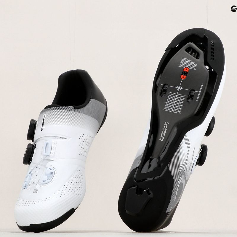 Scarpe da strada Shimano da uomo SH-RC702 bianco 17