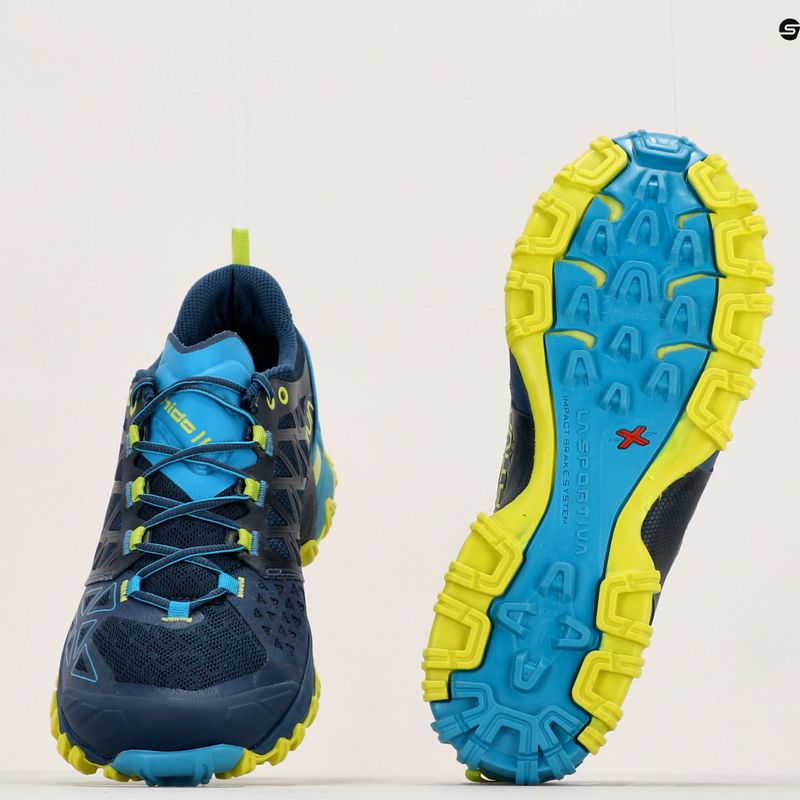 La Sportiva Bushido II scarpa da corsa da uomo opale/verde mela 19
