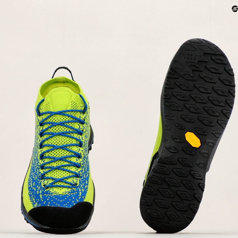 Scarpa da avvicinamento La Sportiva TX2 Evo da uomo lime punch/blu elettrico 19