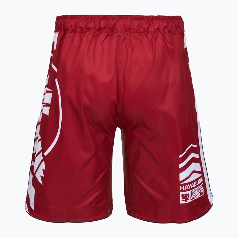 Pantaloncini da allenamento rossi Hayabusa Icon Fight 2
